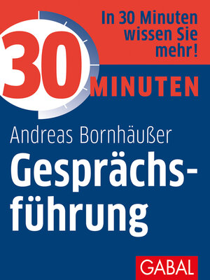 cover image of 30 Minuten Gesprächsführung